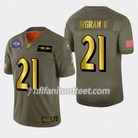 Miesten Baltimore Ravens NFL Pelipaita Mark Ingram II 21 Nike 2019 Salute to Service 100th